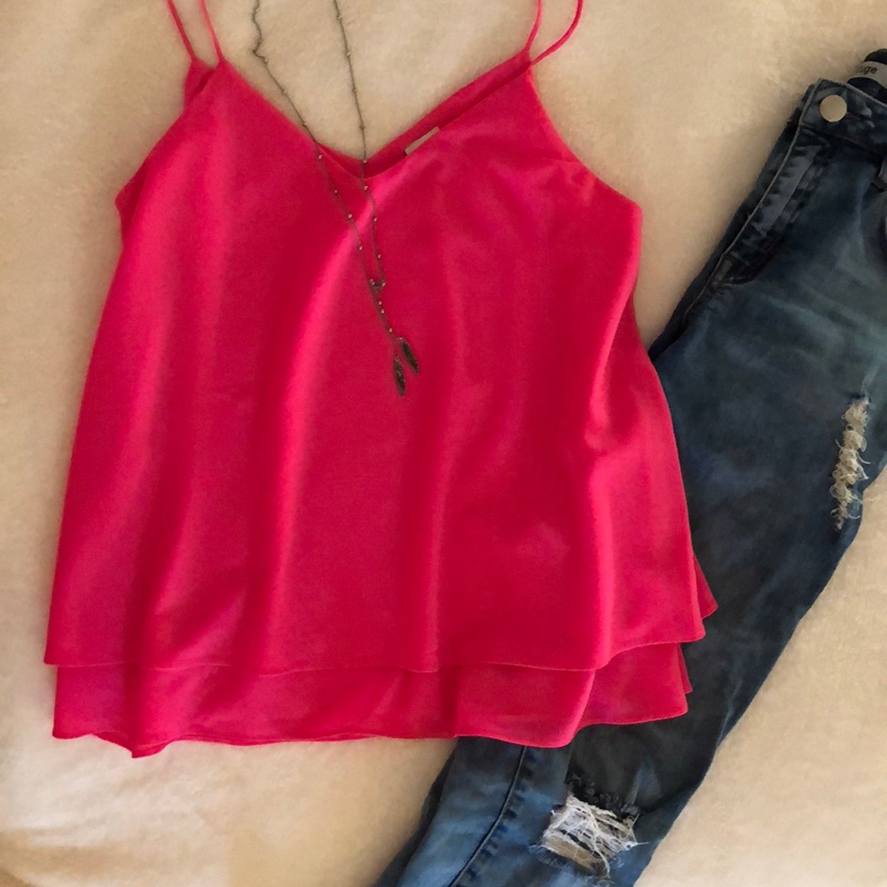 Pink tank top